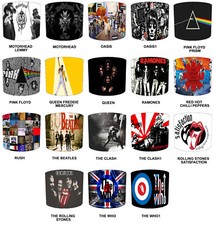 Handmade Famous Rock Bands Ceiling Lampshade Table Lamp shade Pendant lampshades
