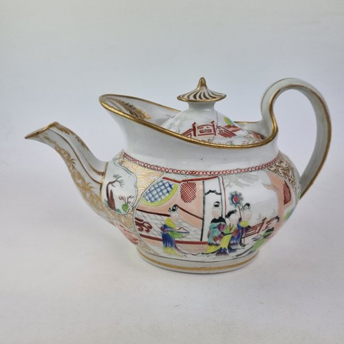 Antique 18thc new hall - new, teapot