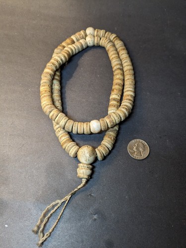 Yak bone mala kapala beads - yak,