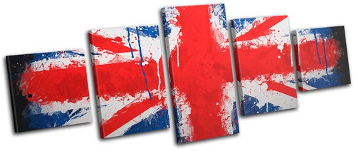 Union jack paint - paint, drip