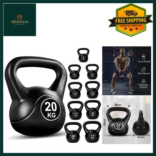 Durable vinyl kettlebell - vinyl,