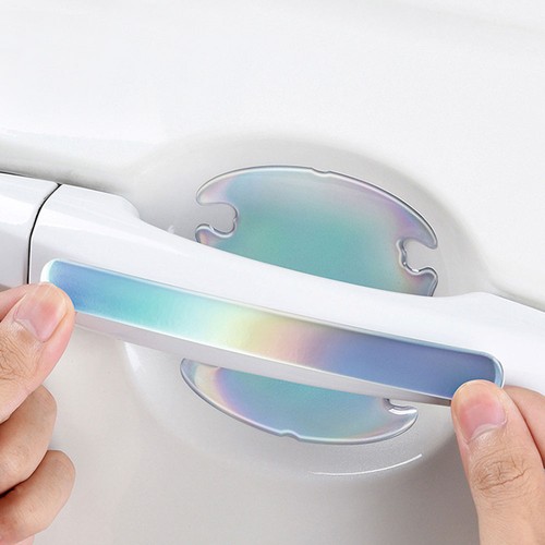 Car door handle - door, sticker