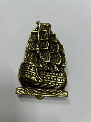 Vintage brass hms victory - vintage,