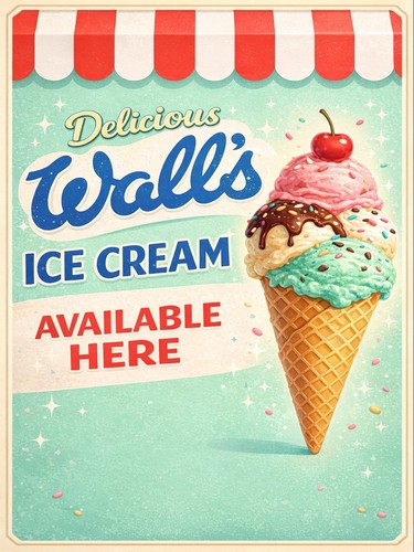 Retro walls ice cream - retro,