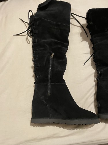 Ladies black suede - ladies,