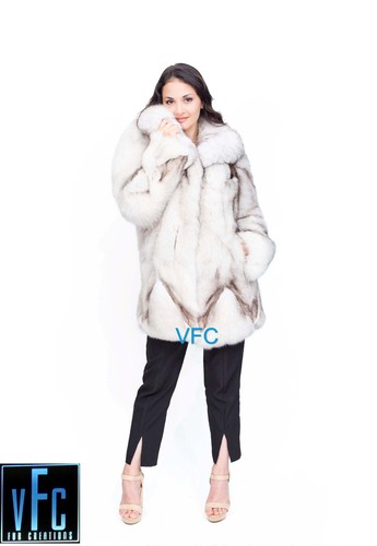 Wonderful blue fox - blue, fur
