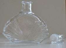 Art Deco Clear Glass Decanter
