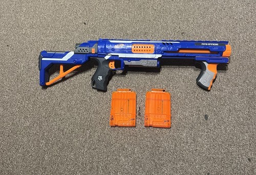 Nerf elite rampage with - nerf,