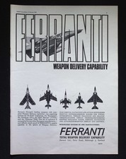 Original 1968 Advert Ferranti