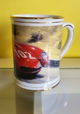 MARKS & SPENCER Porcelain Large Mug Tankard Graham Turner Art FERRARI 250 TR 