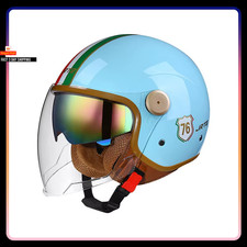 Retro Semi-Open Motorcycle