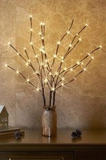 3PK Twig Lights with 60 Warm