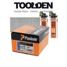 Paslode 921589 F16 1.6mm x 38mm Galvanised Straight Brad Nails (2000 Pack & 2 Fu