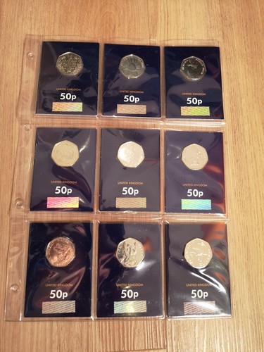 Beatrix potter 50p coin set - 50p,