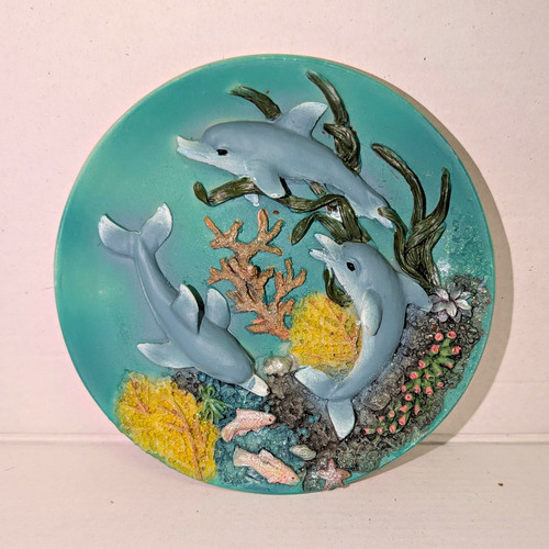 Dolphin underwater scene - 3d,