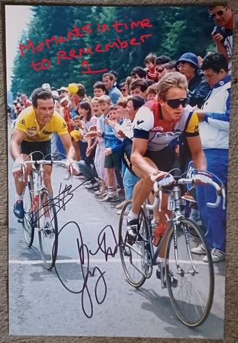 Greg lemond moves ahead - ahead, of