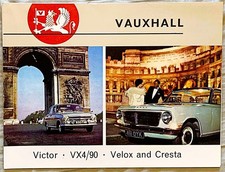 Vauxhall range brochure 1963 - Victor, VX4/90, Velox and Cresta #V1388