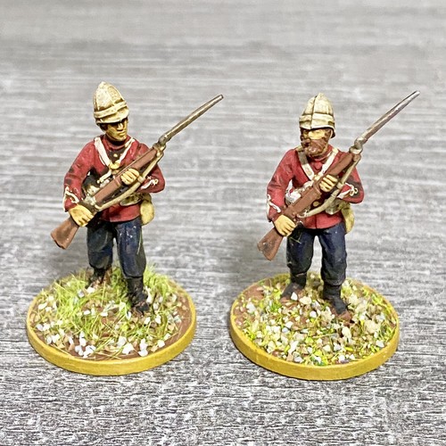 28mm 24th regt foot - 2x, of
