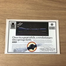 GUNS138 MAGAZINE ADVERT 6X9 BURRIS SCOPES WITH POSI-LOCK