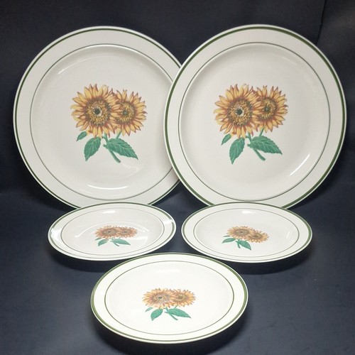 Ceramic sunflower floral - sunflower,