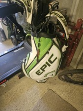 Callaway Epic Tour Bag Green/White with Rain Cover