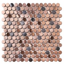 Penny Round Tile Copper Bronze