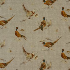 Fryetts pheasants beige linen - fryetts,