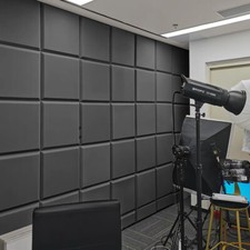 12PCS Black Acoustic Wall