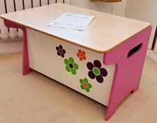 Children's toy box and desk by