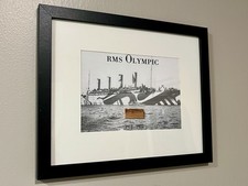 RMS Olympic Deck Wood Display