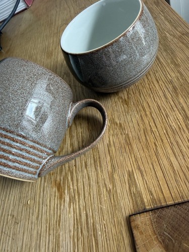 Denby small milk jug and - and, open
