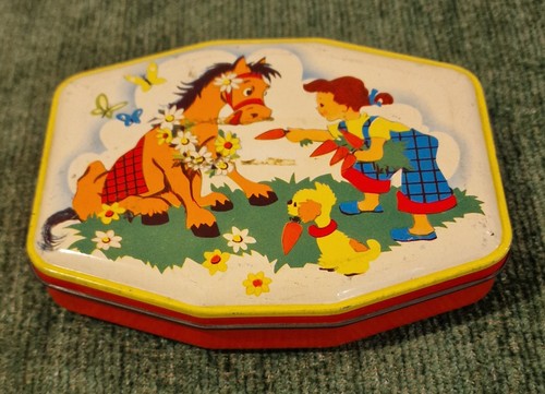 Vintage horner toffee tin - horner,