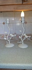 Pair matching white metal - ,
