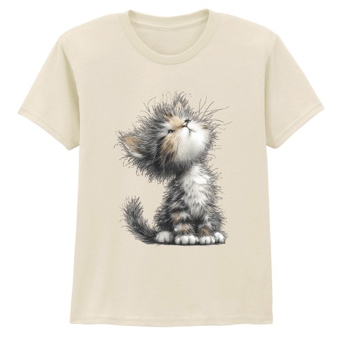 Cute kitten kids shirt - cute,