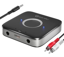 SONRU Bluetooth 5.3 Adapter Hi-Fi Equipment for Car Wireless Audio Receiver AUX 