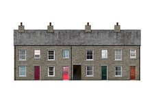 Sheets grey stone terraced - 4, x