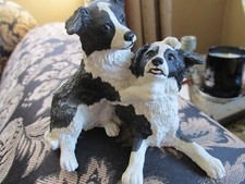 Pair Of Border Collie Pups Border Fine Arts B0251 1997 