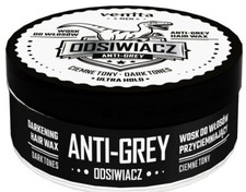 VENITA MEN Styling and darkening wax for grey hair ultra hold  dark tones 75g
