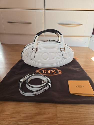 Tod white leather small - tod's,