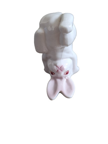 Rabbit figurine headstand - rabbit, figurine,