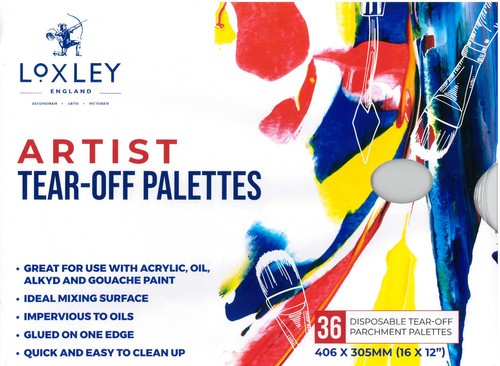 Artist tear off palette - palette, 16"