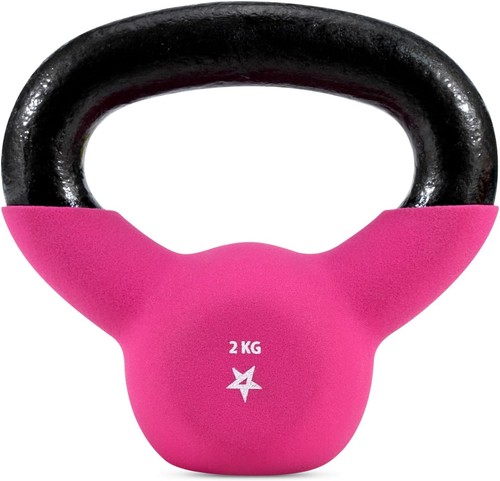 Multicolor neoprene kettlebell - multicolor,