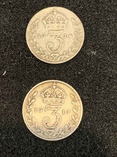 1914 1917 edward vii 3 - 1917, three