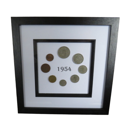 1954 luxury framed coin year - coin,