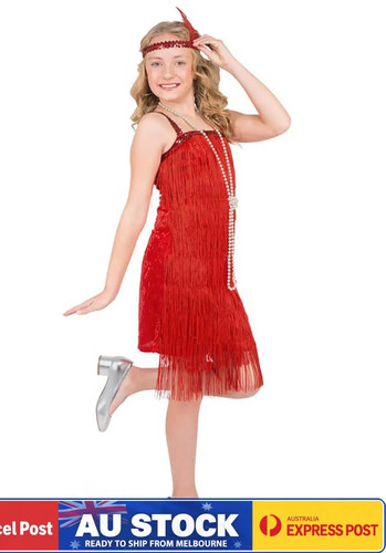 Ck1446 girls red flapper - ck1446,