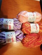 490g KATIA KID'S CAP MONKEY - BOUCLE/SPARKLY MIXED COLOURS - NEW & PART USED