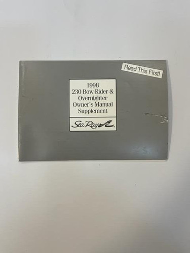 Sea ray owner manual - manual,