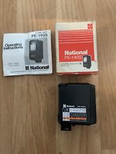 Vintage Flashgun 'National PE 1405' with manual and in original packaging.