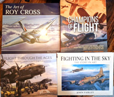 Art of Roy Cross Flight Airfix box covers artwork plane Book set combined bundle