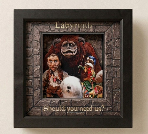 Labyrinth shadow box - labyrinth,